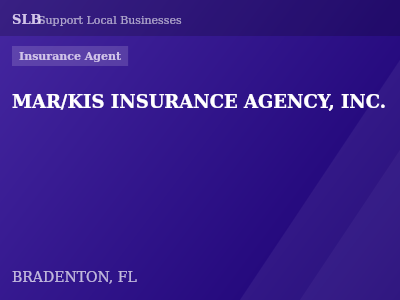 MAR/KIS INSURANCE AGENCY, INC. — Insurance Agent in BRADENTON, FL