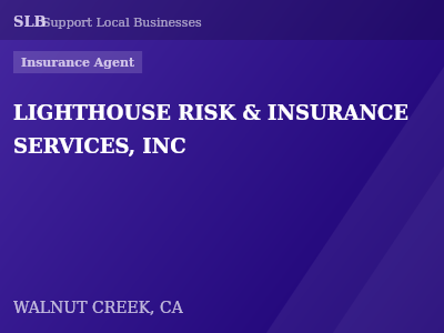 LIGHTHOUSE RISK & INSURANCE SERVICES, INC — Insurance Agent in WALNUT CREEK, CA