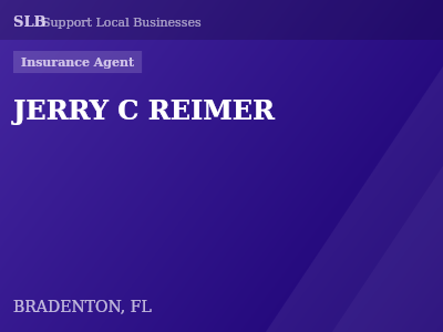 JERRY C REIMER — Insurance Agent in BRADENTON, FL