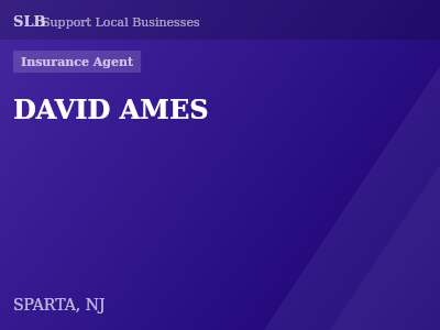 DAVID AMES — Insurance Agent in SPARTA, NJ