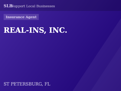 REAL-INS, INC. — Insurance Agent in ST PETERSBURG, FL