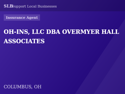 OH-INS, LLC DBA OVERMYER HALL ASSOCIATES — Insurance Agent in COLUMBUS, OH