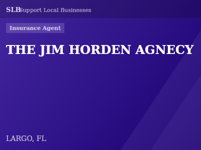 THE JIM HORDEN AGNECY — Insurance Agent in LARGO, FL