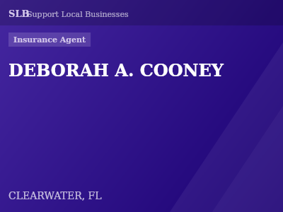 DEBORAH A. COONEY — Insurance Agent in CLEARWATER, FL