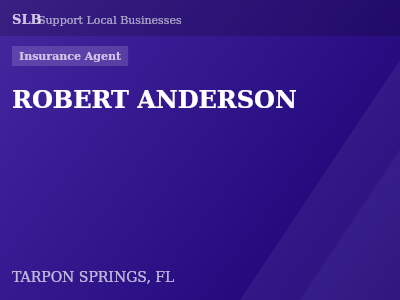 ROBERT ANDERSON — Insurance Agent in TARPON SPRINGS, FL