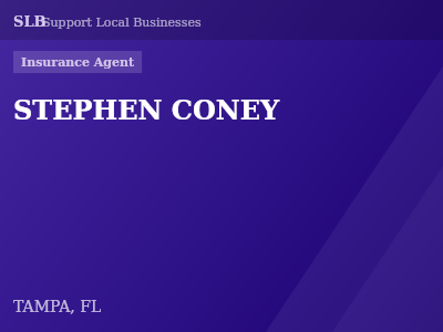 STEPHEN CONEY — Insurance Agent in TAMPA, FL