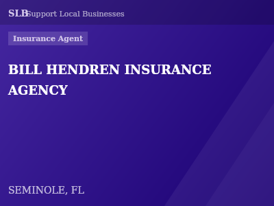 BILL HENDREN INSURANCE AGENCY — Insurance Agent in SEMINOLE, FL