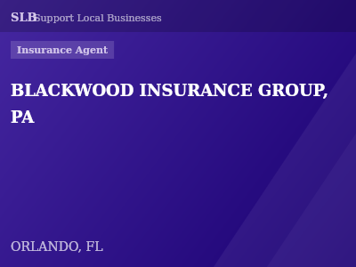 BLACKWOOD INSURANCE GROUP, PA — Insurance Agent in ORLANDO, FL