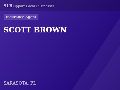 SCOTT BROWN — Insurance Agent in SARASOTA, FL