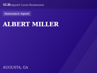 ALBERT MILLER — Insurance Agent in AUGUSTA, GA