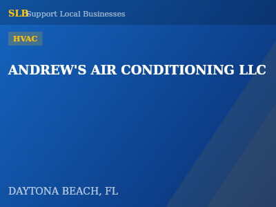 ANDREW'S AIR CONDITIONING LLC — HVAC in DAYTONA BEACH, FL