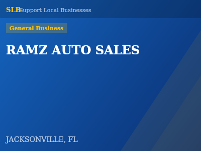 RAMZ AUTO SALES — General Business in JACKSONVILLE, FL