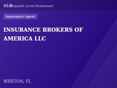 INSURANCE BROKERS OF AMERICA LLC — Insurance Agent in WESTON, FL