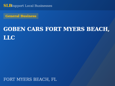 GOBEN CARS FORT MYERS BEACH, LLC — General Business in FORT MYERS BEACH, FL