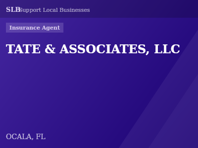 TATE & ASSOCIATES, LLC — Insurance Agent in OCALA, FL