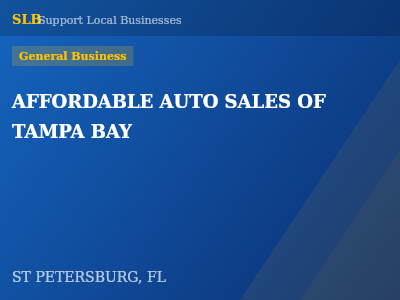 AFFORDABLE AUTO SALES OF TAMPA BAY — General Business in ST PETERSBURG, FL