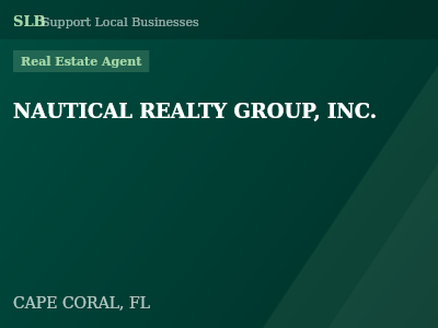 NAUTICAL REALTY GROUP, INC. — Real Estate Agent in CAPE CORAL, FL