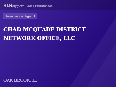CHAD MCQUADE DISTRICT NETWORK OFFICE, LLC — Insurance Agent in OAK BROOK, IL