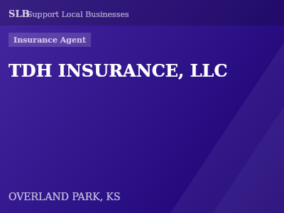 TDH INSURANCE, LLC — Insurance Agent in OVERLAND PARK, KS
