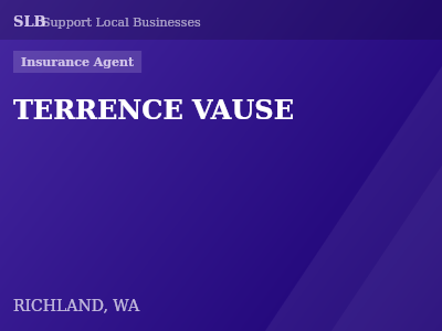 TERRENCE VAUSE — Insurance Agent in RICHLAND, WA