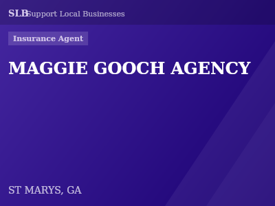 MAGGIE GOOCH AGENCY — Insurance Agent in ST MARYS, GA