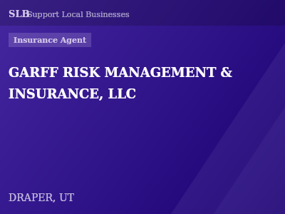 GARFF RISK MANAGEMENT & INSURANCE, LLC — Insurance Agent in DRAPER, UT