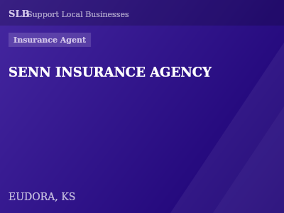 SENN INSURANCE AGENCY — Insurance Agent in EUDORA, KS