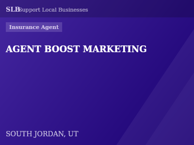 AGENT BOOST MARKETING — Insurance Agent in SOUTH JORDAN, UT