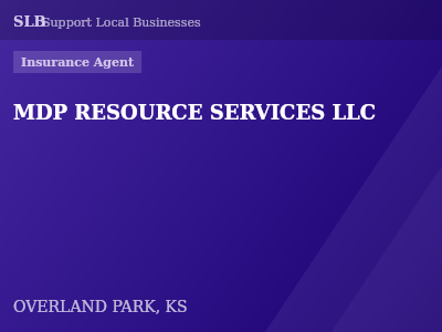 MDP RESOURCE SERVICES LLC — Insurance Agent in OVERLAND PARK, KS