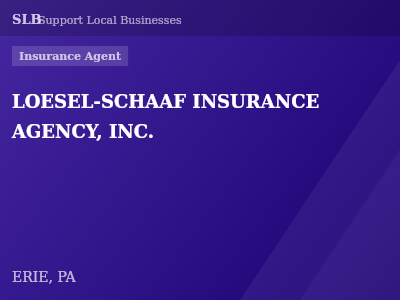 LOESEL-SCHAAF INSURANCE AGENCY, INC. — Insurance Agent in ERIE, PA
