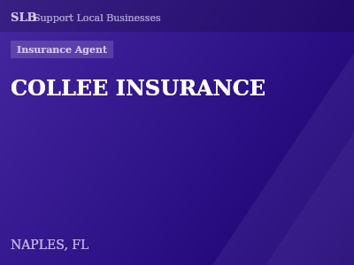 COLLEE INSURANCE — Insurance Agent in NAPLES, FL