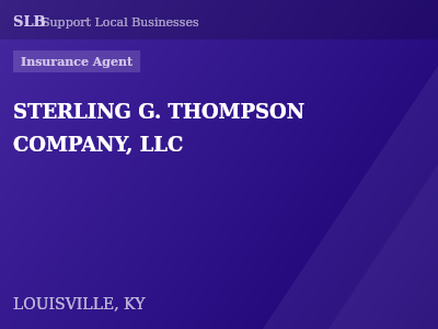 STERLING G. THOMPSON COMPANY, LLC — Insurance Agent in LOUISVILLE, KY