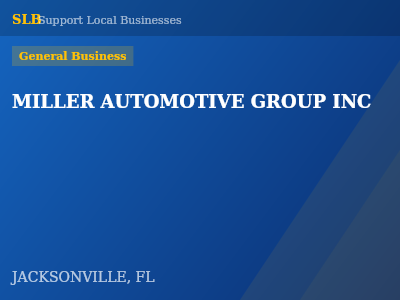 MILLER AUTOMOTIVE GROUP INC — General Business in JACKSONVILLE, FL