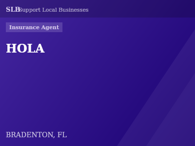HOLA — Insurance Agent in BRADENTON, FL