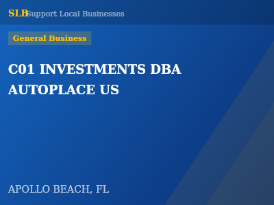C01 INVESTMENTS DBA AUTOPLACE US — General Business in APOLLO BEACH, FL