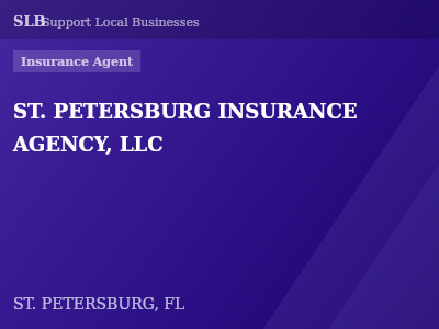 ST. PETERSBURG INSURANCE AGENCY, LLC — Insurance Agent in ST. PETERSBURG, FL