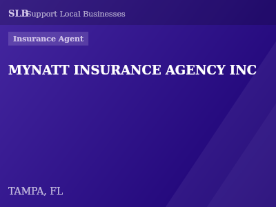 MYNATT INSURANCE AGENCY INC — Insurance Agent in TAMPA, FL