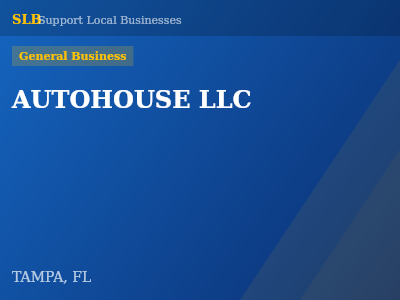 AUTOHOUSE LLC — General Business in TAMPA, FL