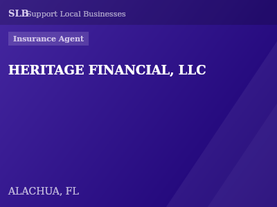 HERITAGE FINANCIAL, LLC — Insurance Agent in ALACHUA, FL