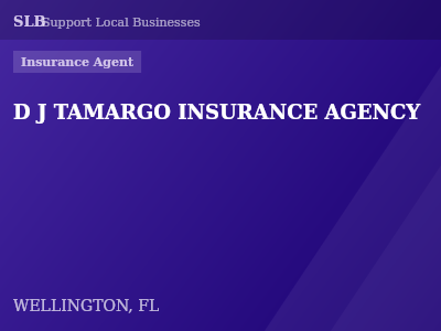 D J TAMARGO INSURANCE AGENCY — Insurance Agent in WELLINGTON, FL
