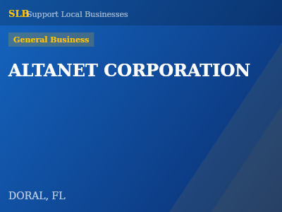 ALTANET CORPORATION — General Business in DORAL, FL