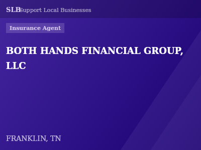 BOTH HANDS FINANCIAL GROUP, LLC — Insurance Agent in FRANKLIN, TN