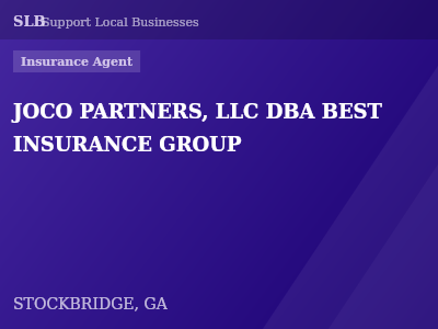 JOCO PARTNERS, LLC DBA BEST INSURANCE GROUP — Insurance Agent in STOCKBRIDGE, GA