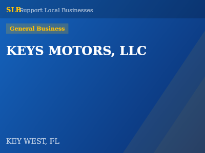 KEYS MOTORS, LLC — General Business in KEY WEST, FL
