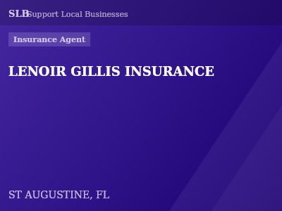 LENOIR GILLIS INSURANCE — Insurance Agent in ST AUGUSTINE, FL