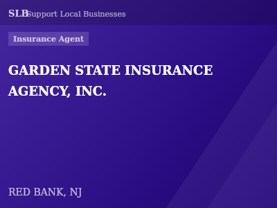 GARDEN STATE INSURANCE AGENCY, INC. — Insurance Agent in RED BANK, NJ