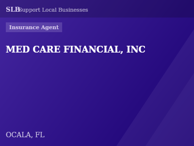 MED CARE FINANCIAL, INC — Insurance Agent in OCALA, FL