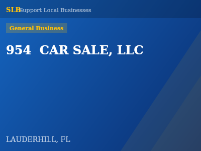 954  CAR SALE, LLC — General Business in LAUDERHILL, FL