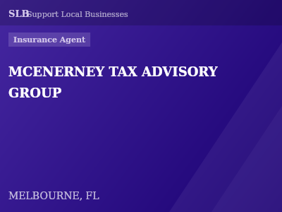 MCENERNEY TAX ADVISORY GROUP — Insurance Agent in MELBOURNE, FL
