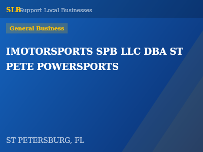 IMOTORSPORTS SPB LLC DBA ST PETE POWERSPORTS — General Business in ST PETERSBURG, FL